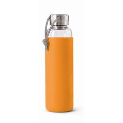  Glass water Bottle 600ml Orange 600ml
