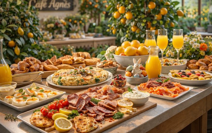 Le brunch de Pâques au Café Agnès