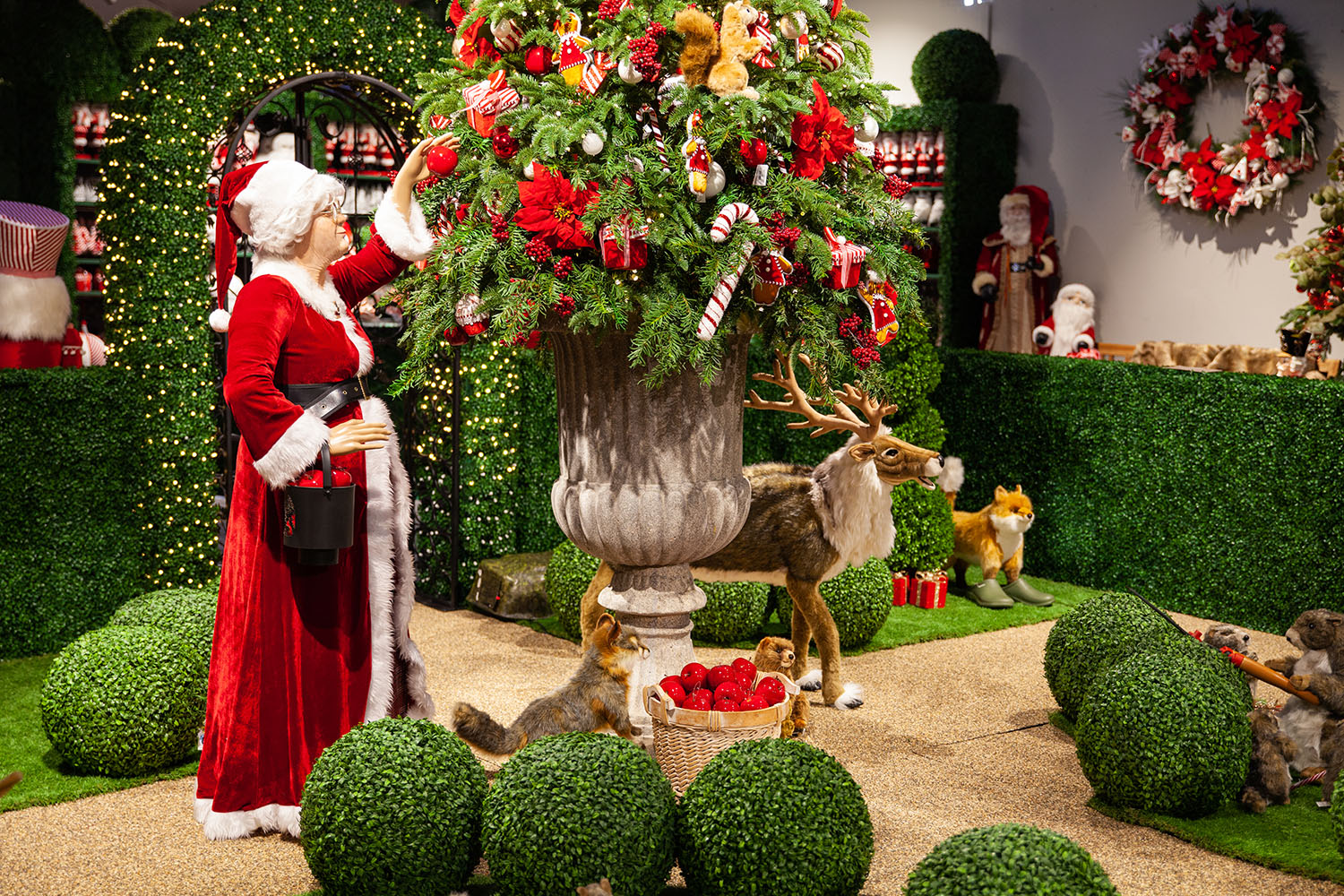 Le jardin secret de la Mère Noël chez Schilliger en 2022