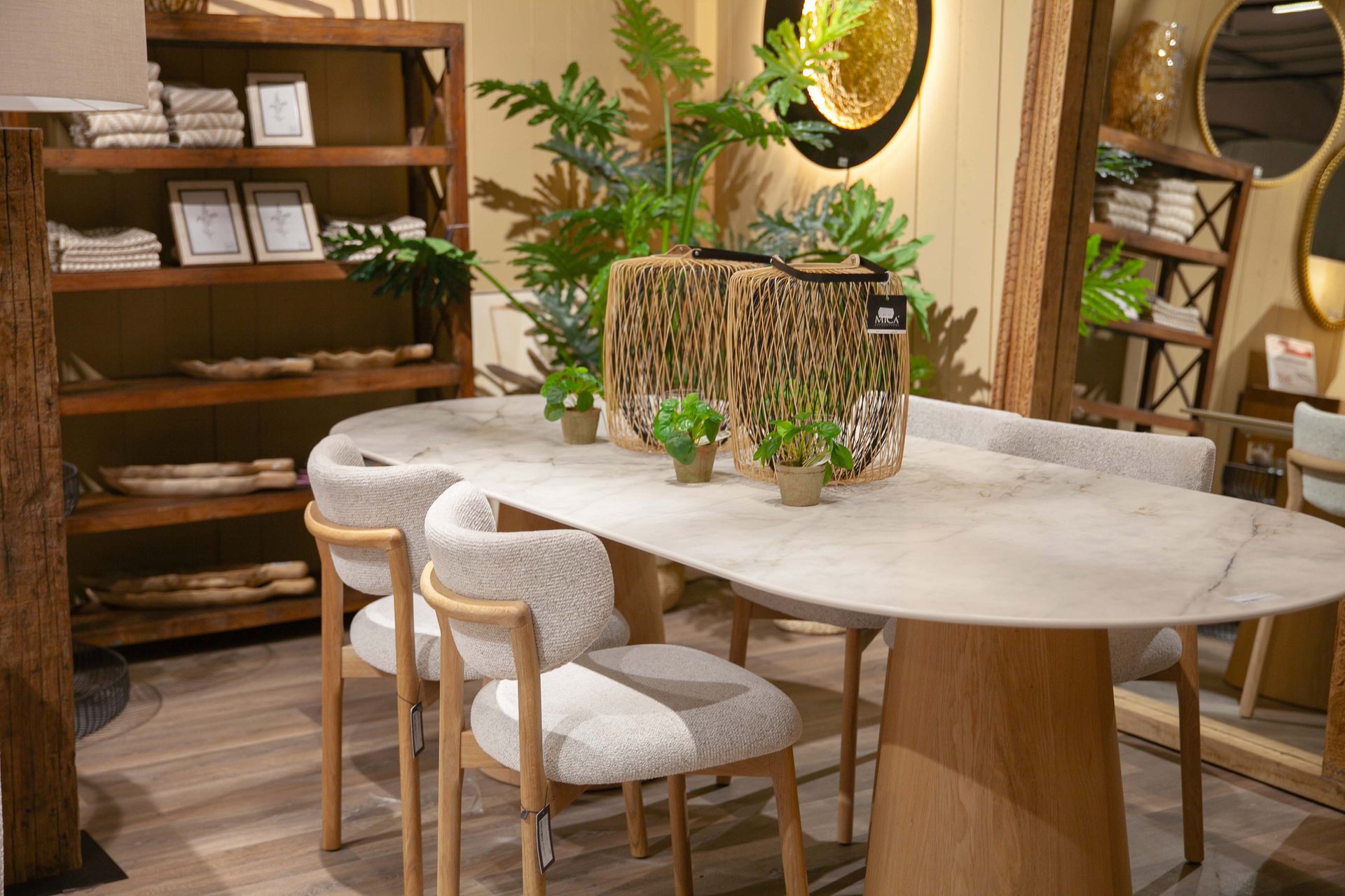 La maison inspirée par l’extérieur