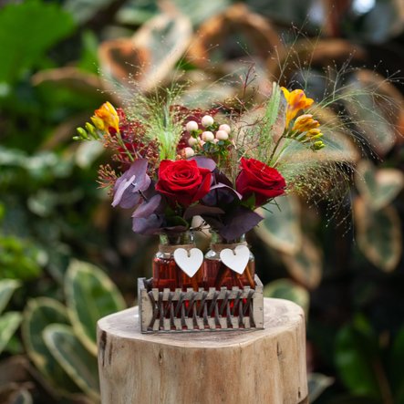 Composition en mini vases