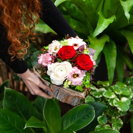 Cœur fleuri en douceur