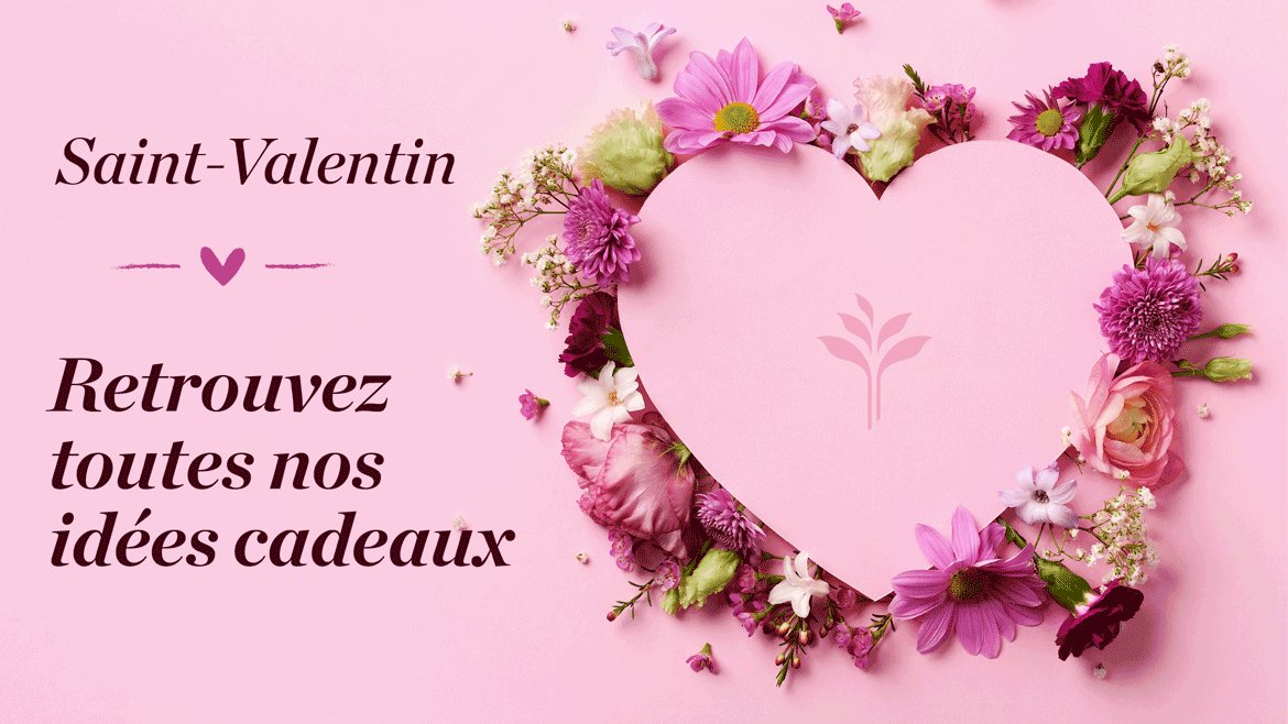Découvrez nos idées cadeaux pour la Saint-Valentin: bouquets de fleurs, arrangements floraux, etc - Schilliger