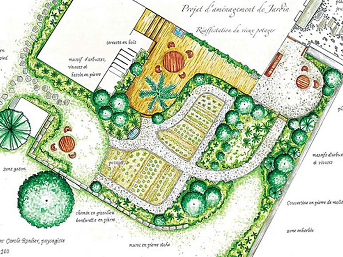 Conception de jardin et terrasse