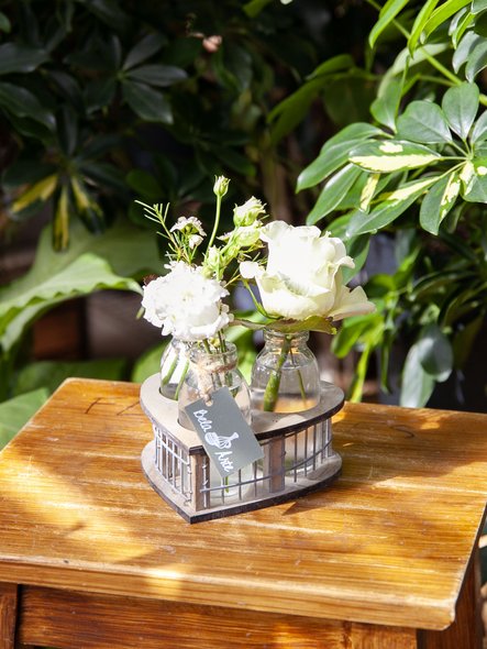Vases et roses blanches


 
