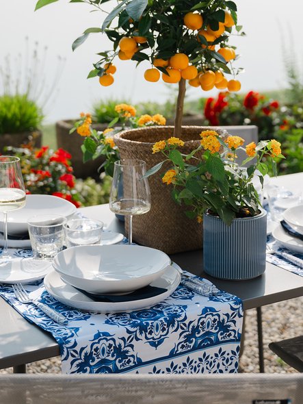 Décoration extérieure: pots, jardinières et objets décoratifs