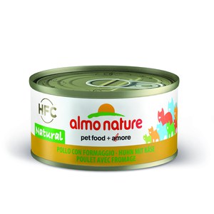 Almo nature  Almo nature  HFC CAT Natural Poulet Fromage 70g  70 g