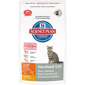 Science Plan  Sterilised Cat Young Adult Poulet 1.5kg  1.5 kg