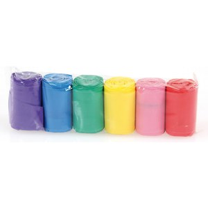   swisspet Poop-Bag Rainbow. 6x15. 90 pcs.  
