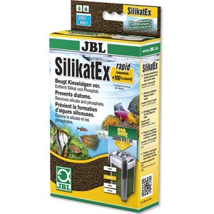   JBL SilikatEx Rapid, brun, masse filtrante pour 200-400 l, 400 g  