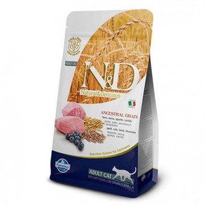 N&D  N&D ANCESTRAL GRAIN FELINE Agneau & Myrtille 1.5kg  