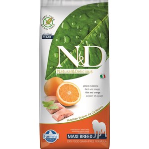 N&D  N&D OCEAN Medium/Maxi Hareng & Orange 12kg  