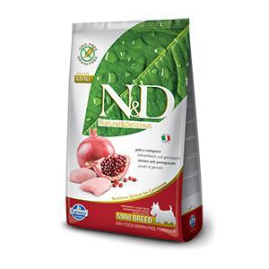 N&D  ND Grain Free Can Adult Mini poulet grenad. 800g  