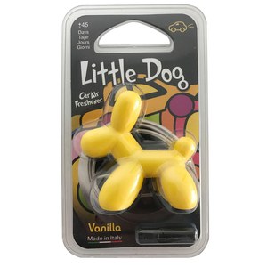   Little Dog Air Freshener Vanilla gelb  
