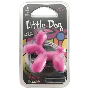   Little Dog Air Freshener Flower pink  