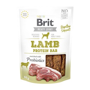   Brit Meaty Jerky Bâtonnet protéiné à base de viande d'agneau  80g  