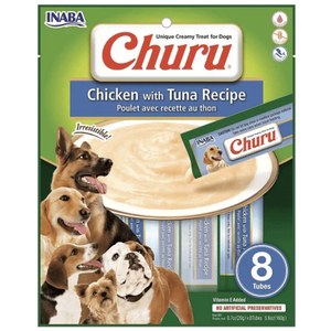   Churu® Dog poulet et thon  8x20g  