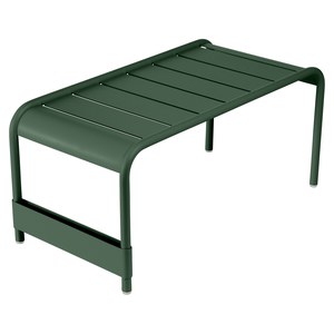 Fermob Luxembourg Table basse Luxembourg rectangulaire Vert sapin L 86 x l 43 x H40cm