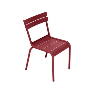 Fermob Luxembourg Kid Chaise Luxembourg Kid Rouge groseille L 33.5 x l 36 x H55.5cm