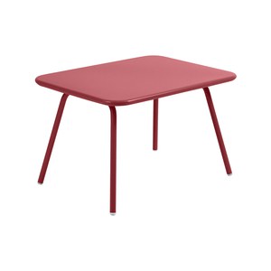 Fermob Luxembourg Kid Table Luxembourg Kid Rouge groseille L 76 x l 55.5 x H47cm