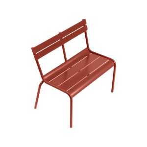 Fermob Luxembourg Kid Banc Luxembourg Kid Rouge ocre L 58.5 x H55cm
