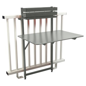 Fermob Bistro Table Balcon. Bistro Vert de gris L 62.5 x l 54 x H120cm