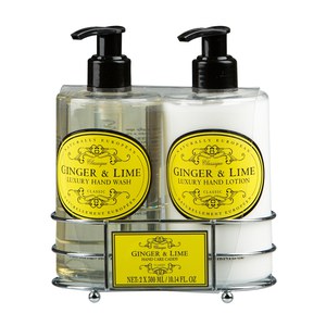 The Somerset Toiletry NATURALLY Caddy Soin pour les mains Ginger & Lime 2x300ml  2x300ml