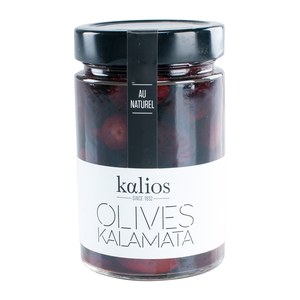 Kalios  Olives noires Kalamata au naturel, 310gr  310gr net