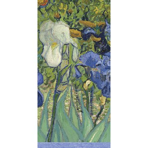 Caspari  Mouchoirs Van Gogh Irises  21x21cm
