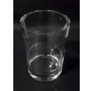 Schilliger Design Norverre Vase cylindique verre épais  13x20cm