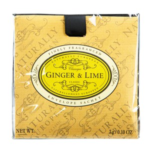 The Somerset Toiletry NATURALLY Sachet Senteur Ginger & Lime  3gr