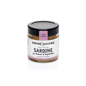 Groix et Nature  Rillettes de Sardine au Piment d'Espelette 100g  100g