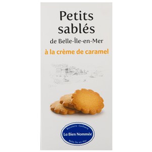 La Bien Nommée  Sachet Petits Sablés à la crème de Caramel 180gr  180gr
