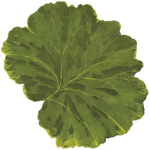 Caspari  4 Sous-verre Leaf  