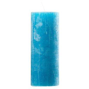 Schilliger Sélection Sierra Bougie cylindrique Sierra Bleu lapis-lazuli 7x18cm