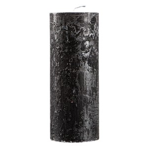 Schilliger Sélection Sierra Bougie cylindrique Sierra Noir 7x18cm