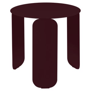 Fermob Bebop Table basse Bebop (petite) Rouge lie de vin L 45 x l 45 x H45.5cm Diam : 45
