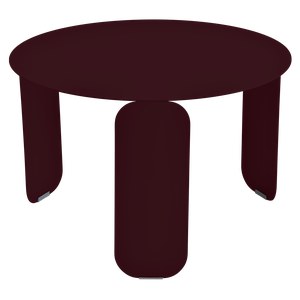 Fermob Bebop Table basse Bebop (moyen) Rouge lie de vin L 60 x l 60 x H38.5cm Diam : 60