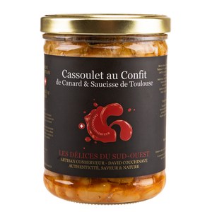 Les Délices du Sud-Ouest  Cassoulet au Confit de Canard et Saucisse de Toulouse 780gr  780gr