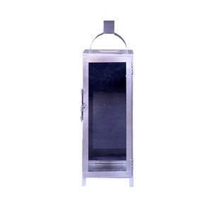 Schilliger Design  Lanterne carrée avec poignée Odyssée Gris argent 17x17x56cm