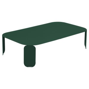 Fermob Bebop Table basse Bebop rectangulaire H29 Vert sapin L 120 x l 70 x H29cm