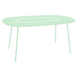 Fermob Lorette Table Lorette oval Vert menthe à l'eau L 160 x l 90 x H74cm