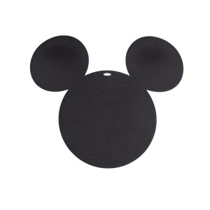 Fermob Mickey Mouse Dessous de plat Mickey Noir charbon L 25.4 x l 22cm