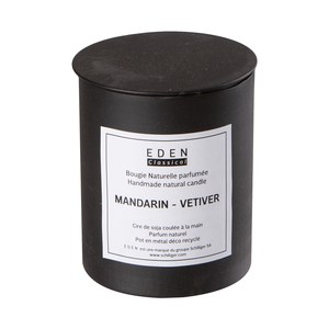 Eden EDEN Classical Bougie Parfumée Mandarin Vekiver, Eden Classical  10x10x12.5cm