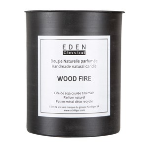 Schilliger Design EDEN Classical Bougie Parfumée Wood Fire, Eden Classical  10x10x12.5cm