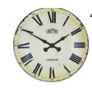   Horloge Smiths Antique blanche XL/SMITHS/WHIT  70cm
