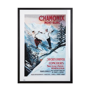   Chamonix Mont-Blanc, Ski X 242  65x90