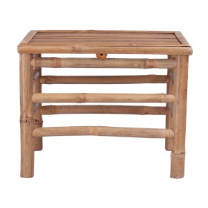Kien Lam Bamboo Table d'appoint bamboo Beige 66x54x44cm