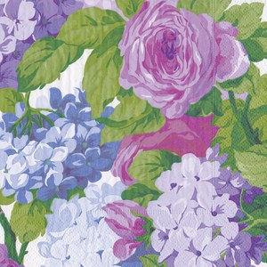 WalleyE Serviettes De Découpage Butterfly Chintz, Serviettes De Cocktail Inspirées Du Déjeuner Country Garden Pour La Douche Nuptiale, Le Thé, L' Action De Grâce Ou L'anniversaire, Paquet De 20