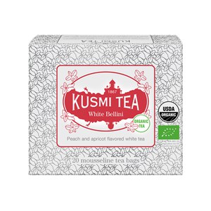 Kusmi Tea  White Bellini Bio - Etui 20 sachets mousseline - 40gr  40gr